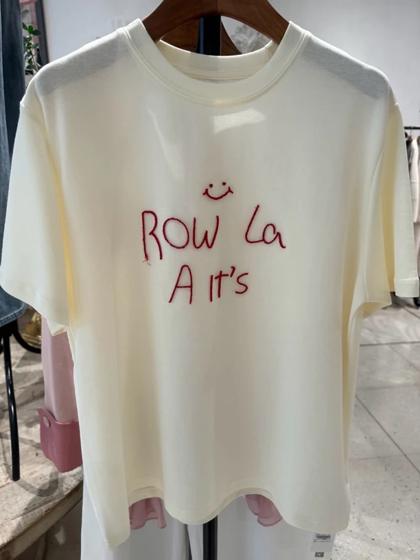 【门店同款】ENJOY春季“盐貌似糖”毛绣字母T 161903067