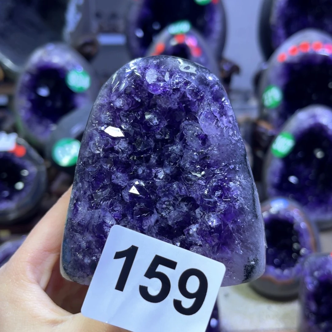 紫晶摆件未镶嵌紫水晶