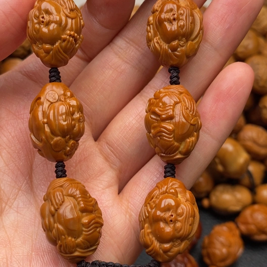 手串橄榄核横财神