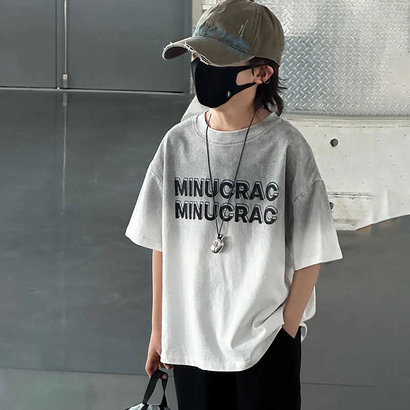 【100%纯棉】儿童T恤短袖2025年夏季新款中大童男童夏款男孩半袖潮T