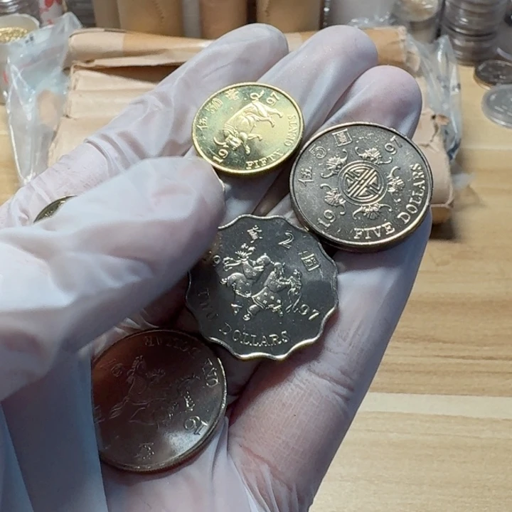 其他普通金属紫荆花6枚套装