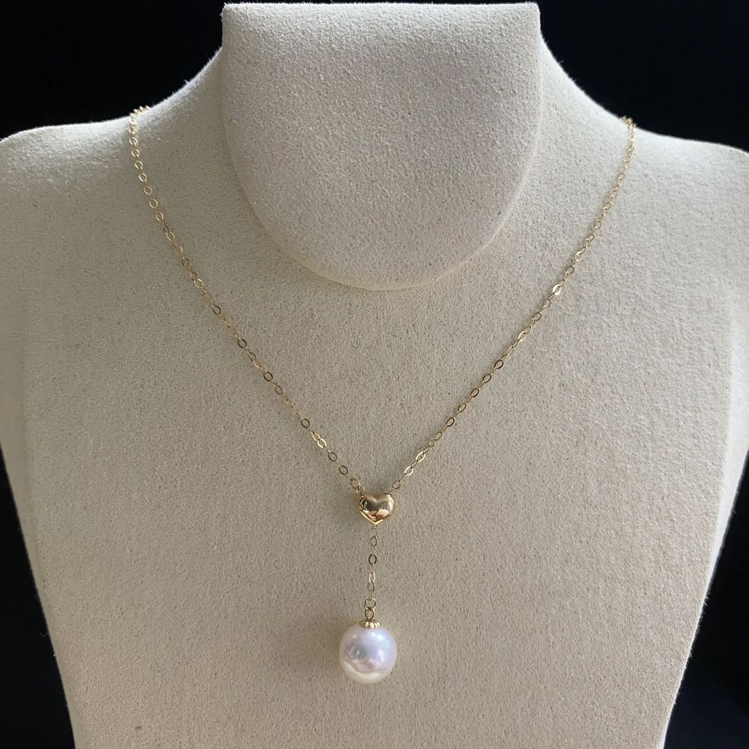 【珍珍严选】海水18K爱心珍珠项链-多样性发其一-DS21