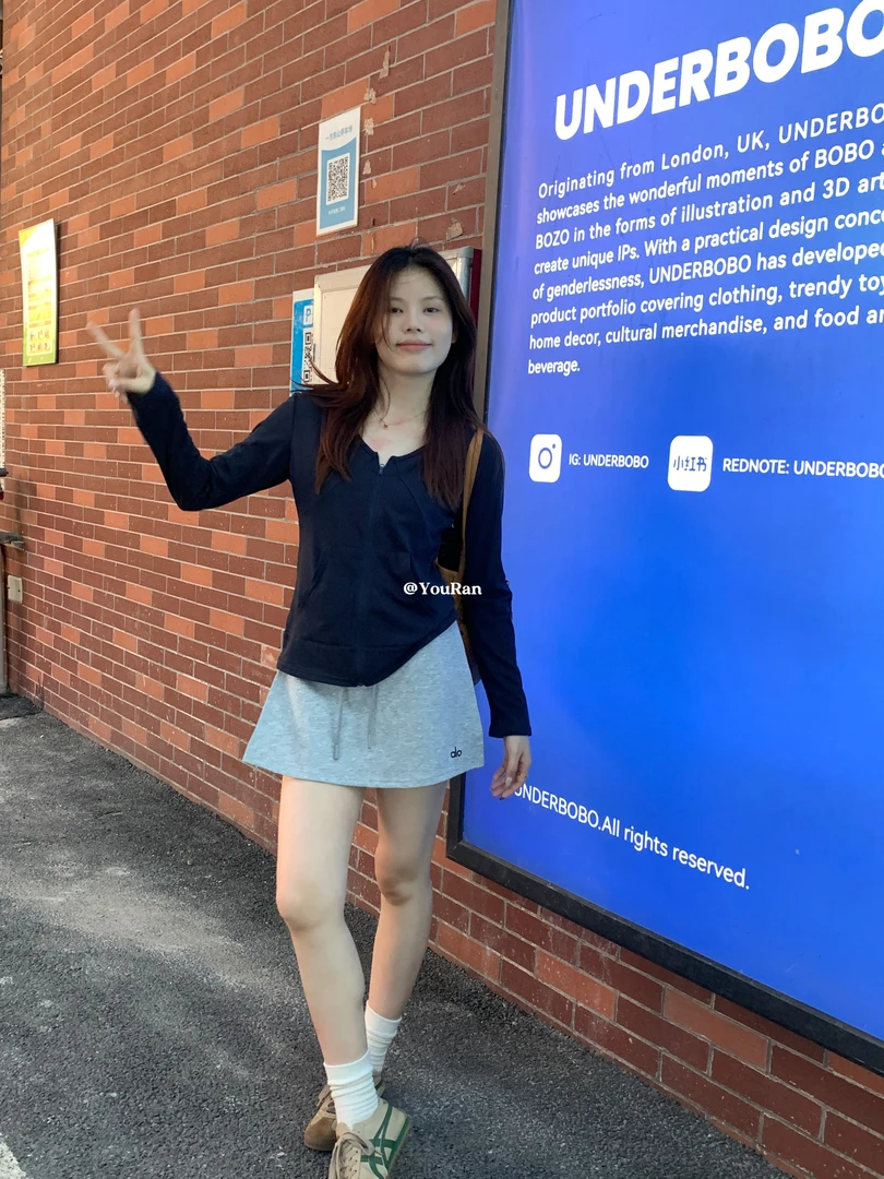 周悠然【裤裙很短！】休闲运动风减龄感裤裙舒适日常