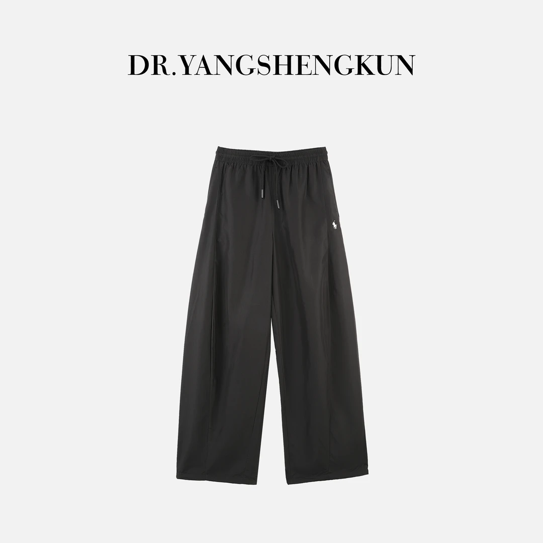 杨圣坤2025爆款刺绣直筒休闲裤小众炸街高级感女士裤子L2561115