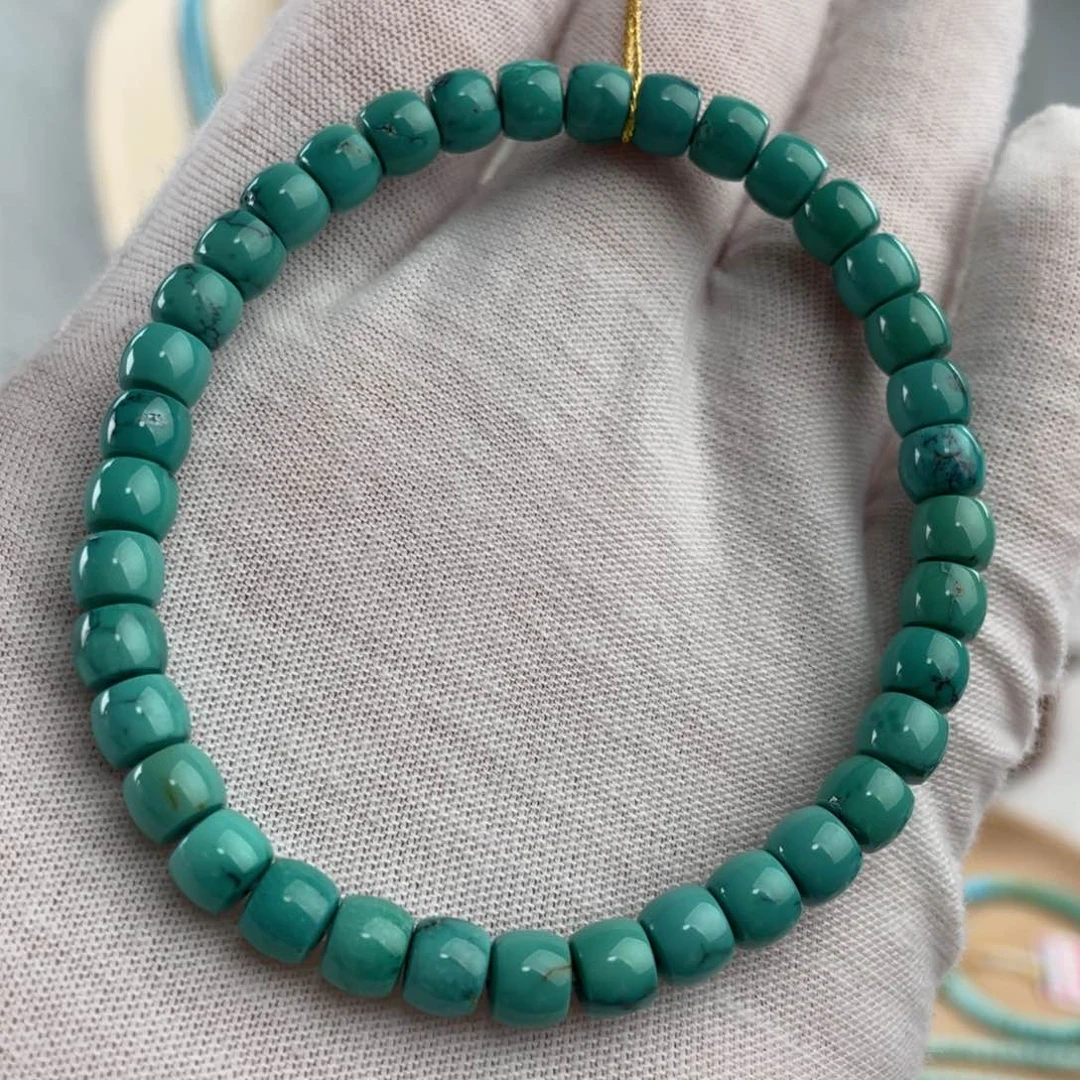 绿松石手链未镶嵌精品玉化直切卡6