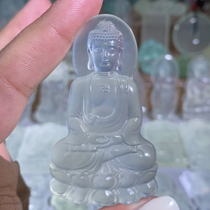 岫玉未镶嵌吊坠吊坠
