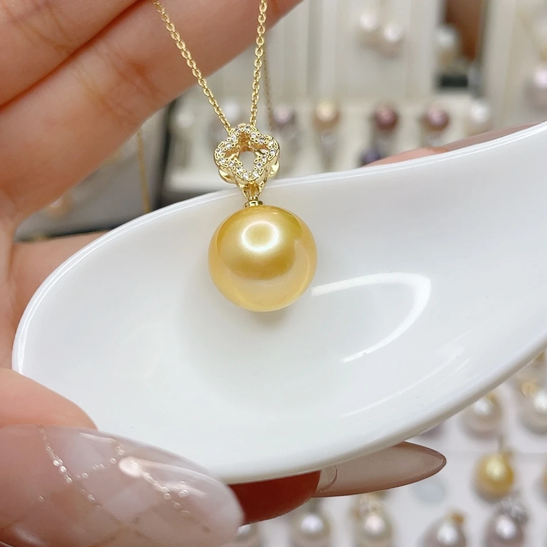 淡水珍珠合金吊坠(赠链)