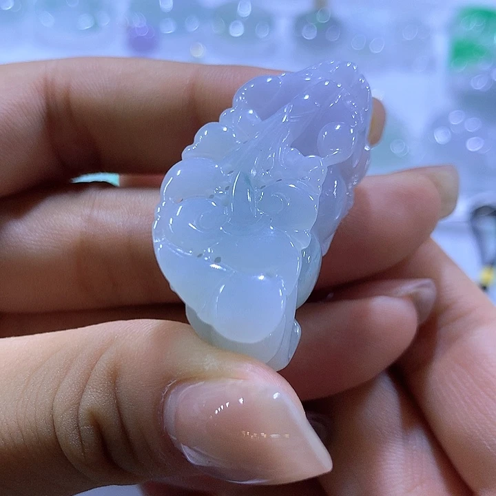 翡翠未镶嵌颈饰天然翡翠A货吊坠