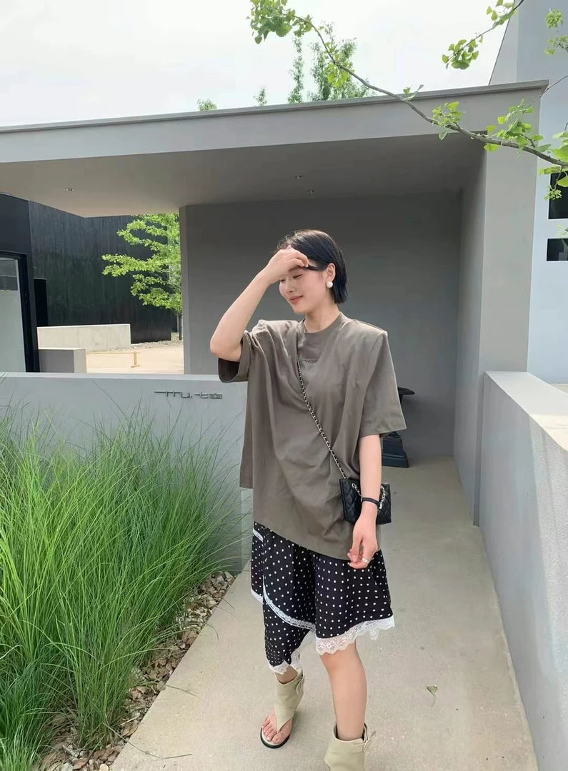 Az 龙泉买手店 2025夏季简约百搭新款 4代球球tee g43002