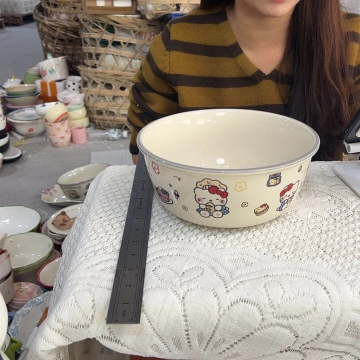瓷潮州陶瓷工厂微瑕8寸