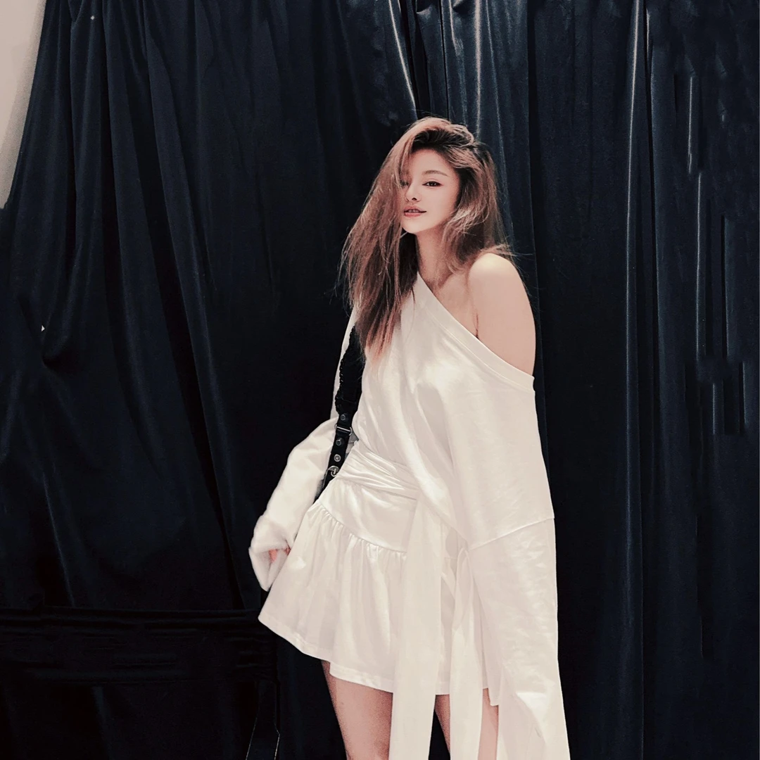 洪小妍自留  大T裙裤显瘦套装