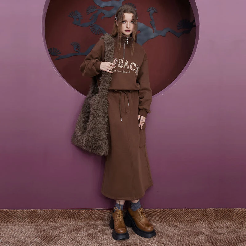 2016【金拐子】妖精的口袋37℃居士运动休闲套装女新年冬卫衣半