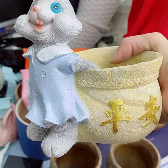 多肉绿植陶瓷花盆9.9包邮