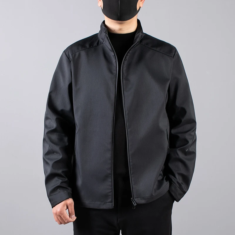 尼皮怀恩立领休闲夹克男春秋大码宽松户外防风外套软壳冲锋衣