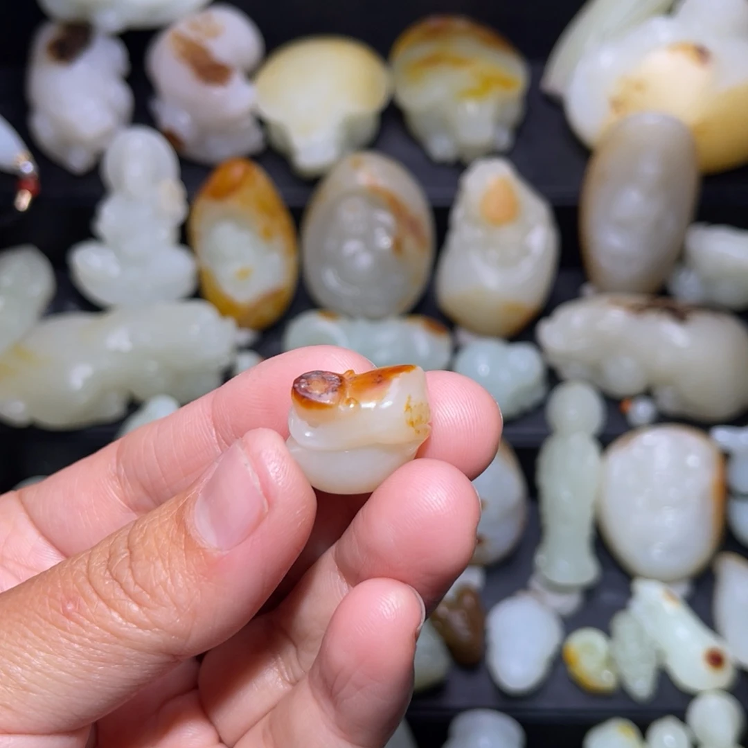 和田玉颈饰未镶嵌用****8