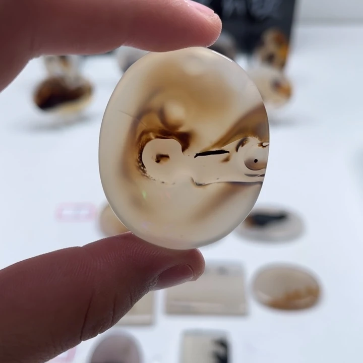 玛瑙/玉髓未镶嵌吊坠(不含链)