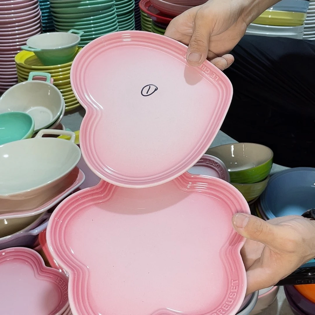 瓷片微瑕陶瓷餐具2个装