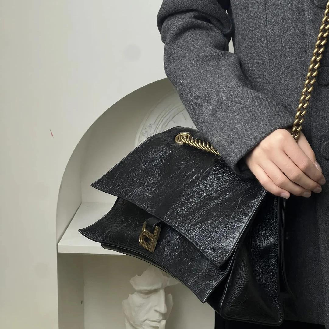 95新 Balenciaga/巴黎世家 巴黎世家 crush 中号小牛皮/优品