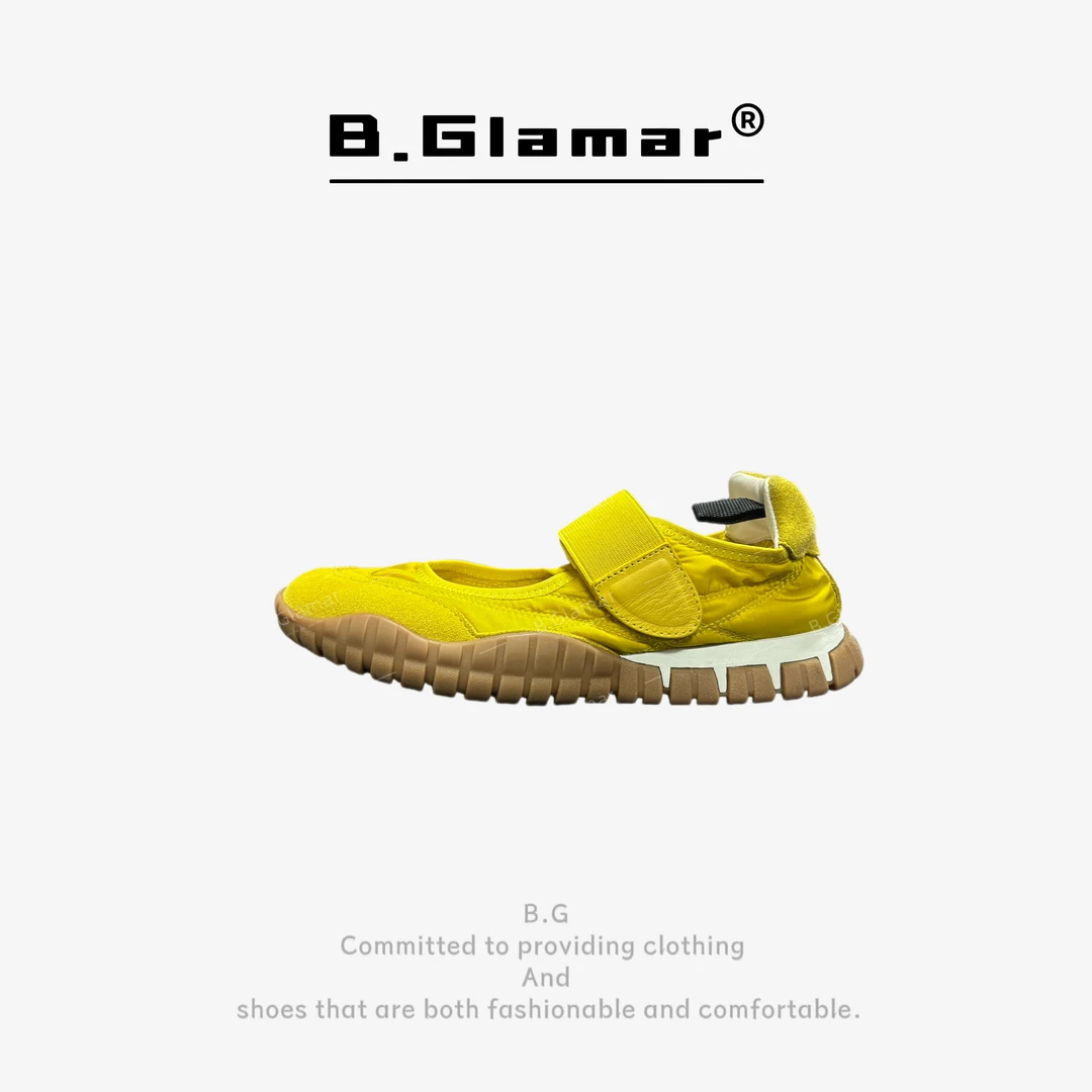 B.Glamar｜玛丽珍包头魔术贴休闲芭蕾运动鞋MIU47-1