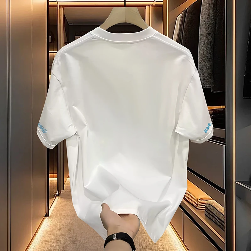 【扎染梵文-T2051】夏季新款时尚设计师潮流痞帅ins短袖休闲百搭T恤