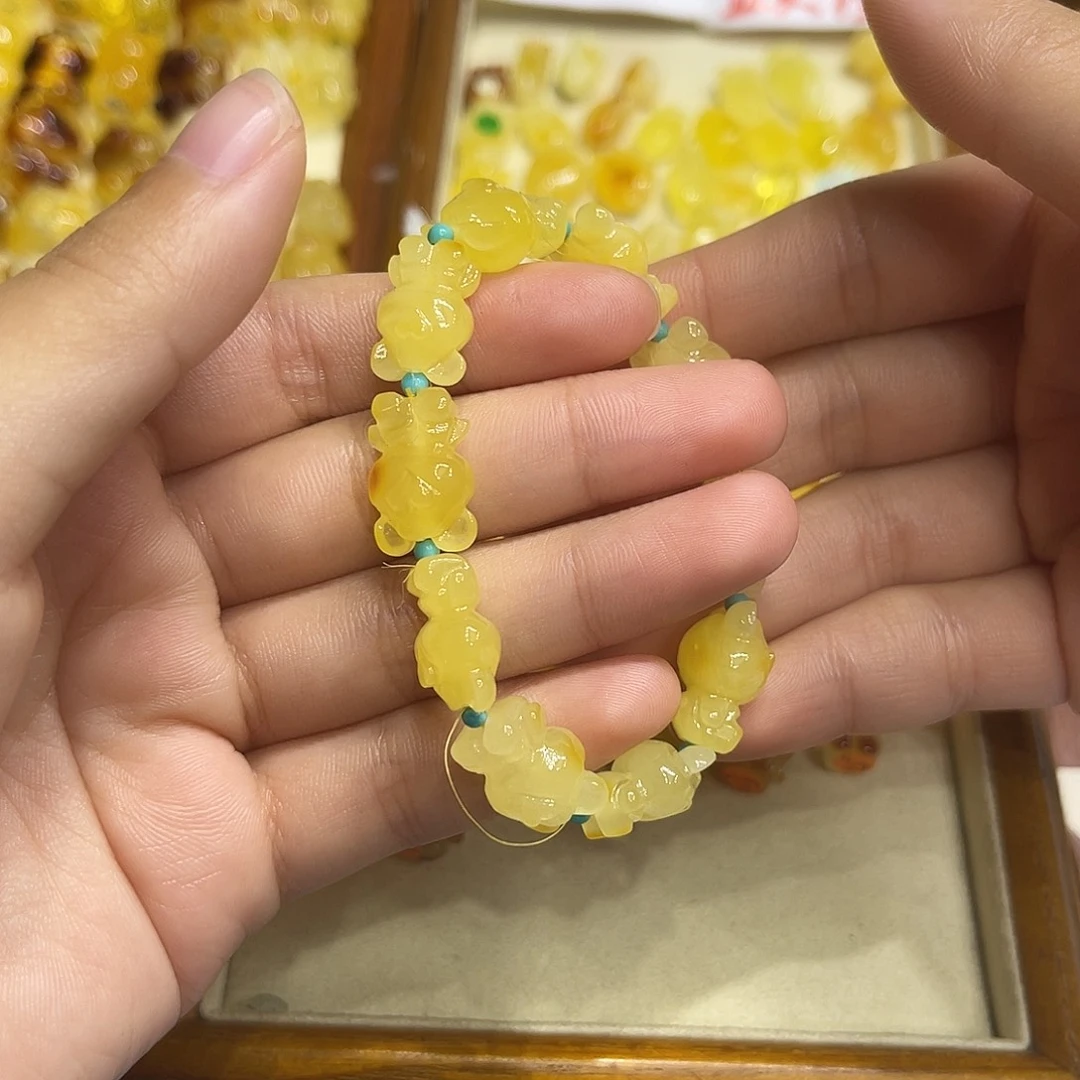 琥珀未镶嵌珠宝奇石