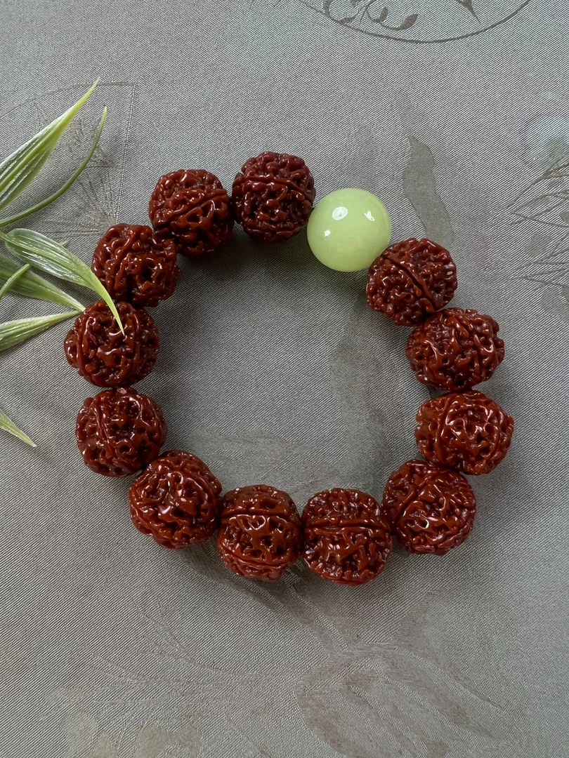 金刚菩提夜光珠手串-无礼盒-V12