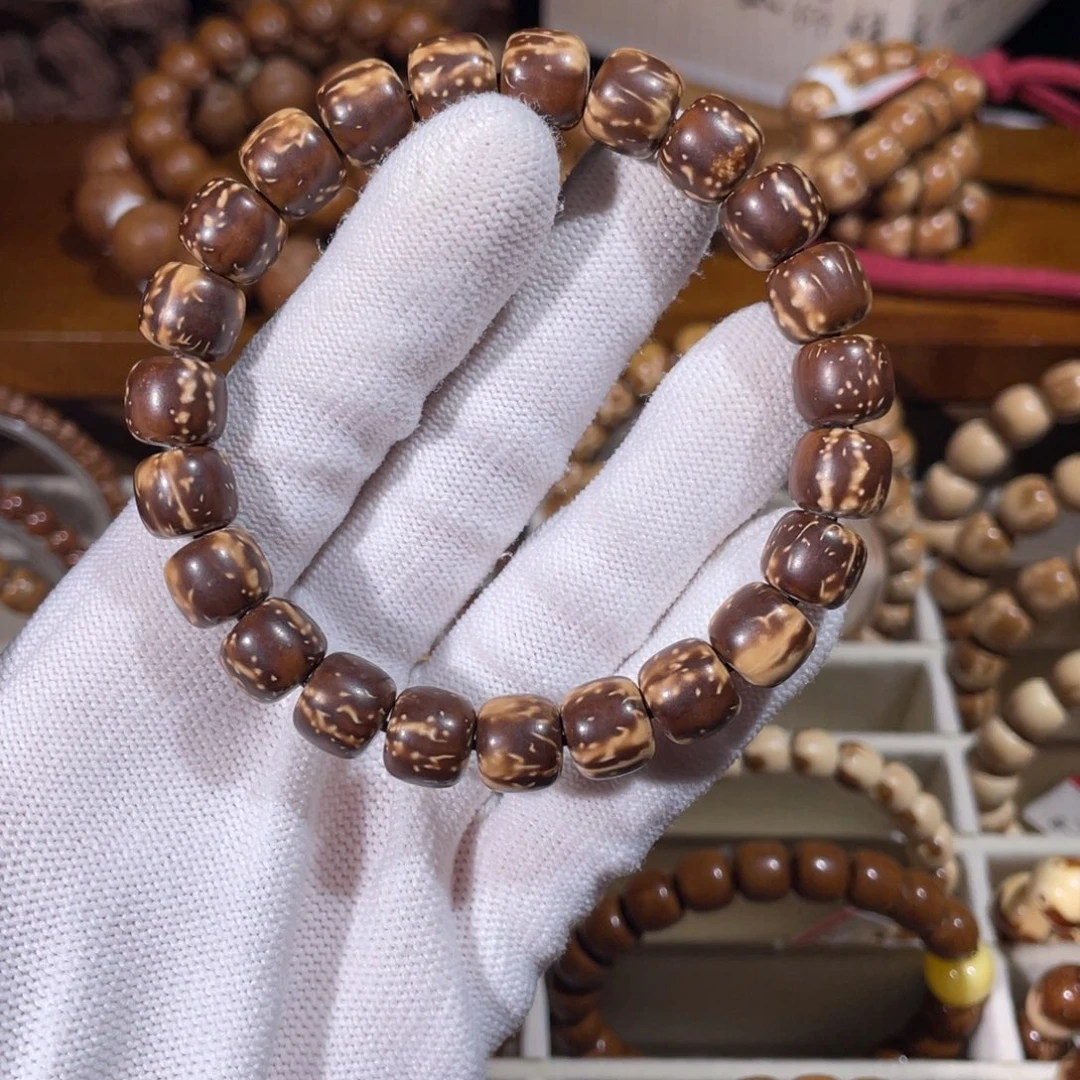 乌***花手串紫金鼠巧克力花皮实心