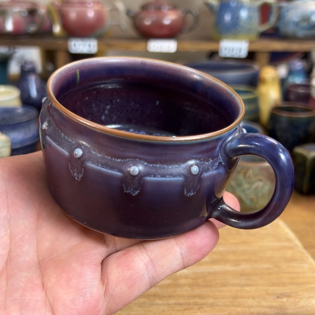 摆件神垕钧瓷原矿釉推介微微瑕