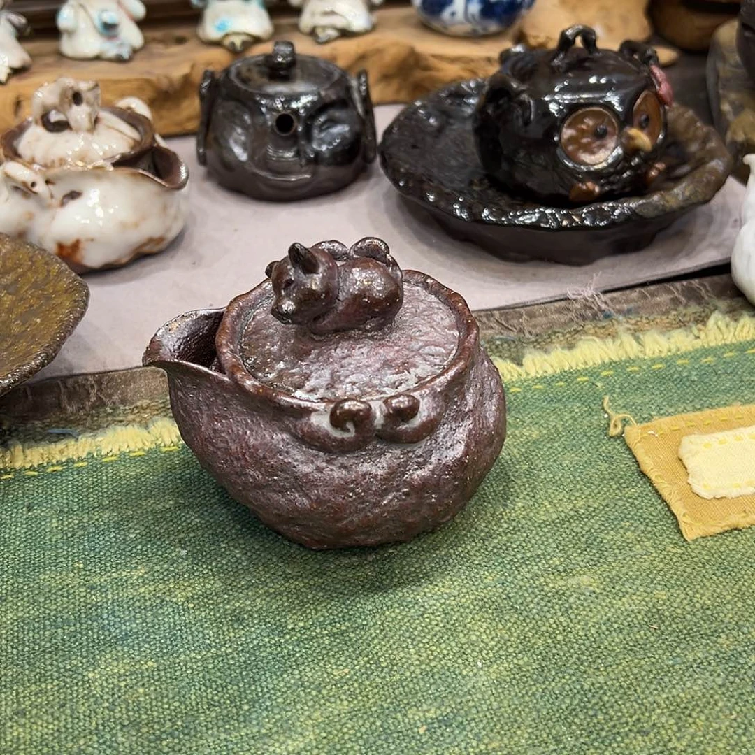 景德镇手工手作纯柴裸烧