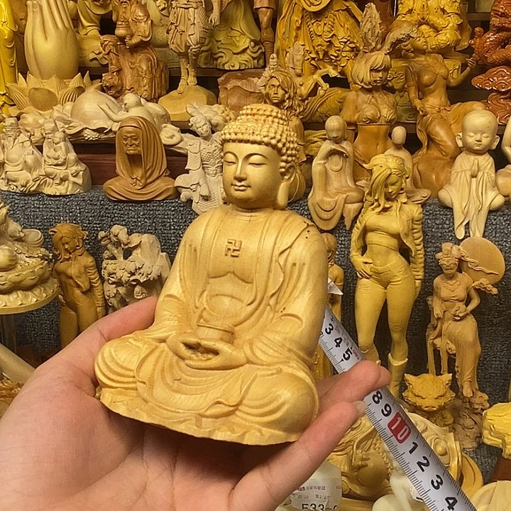 桧木桧木瑕疵释迦摩尼佛