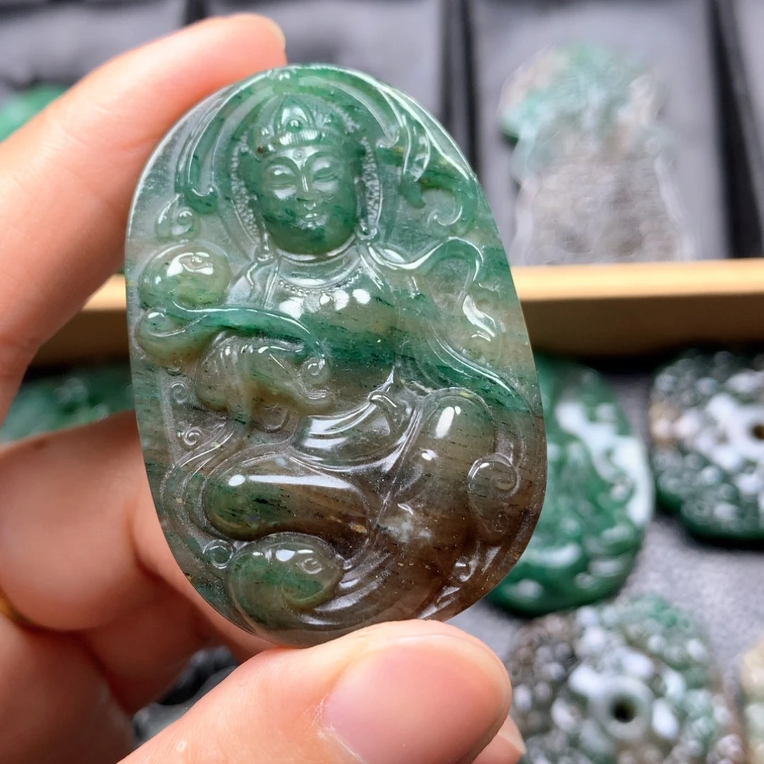 独山玉未镶嵌颈饰1*3