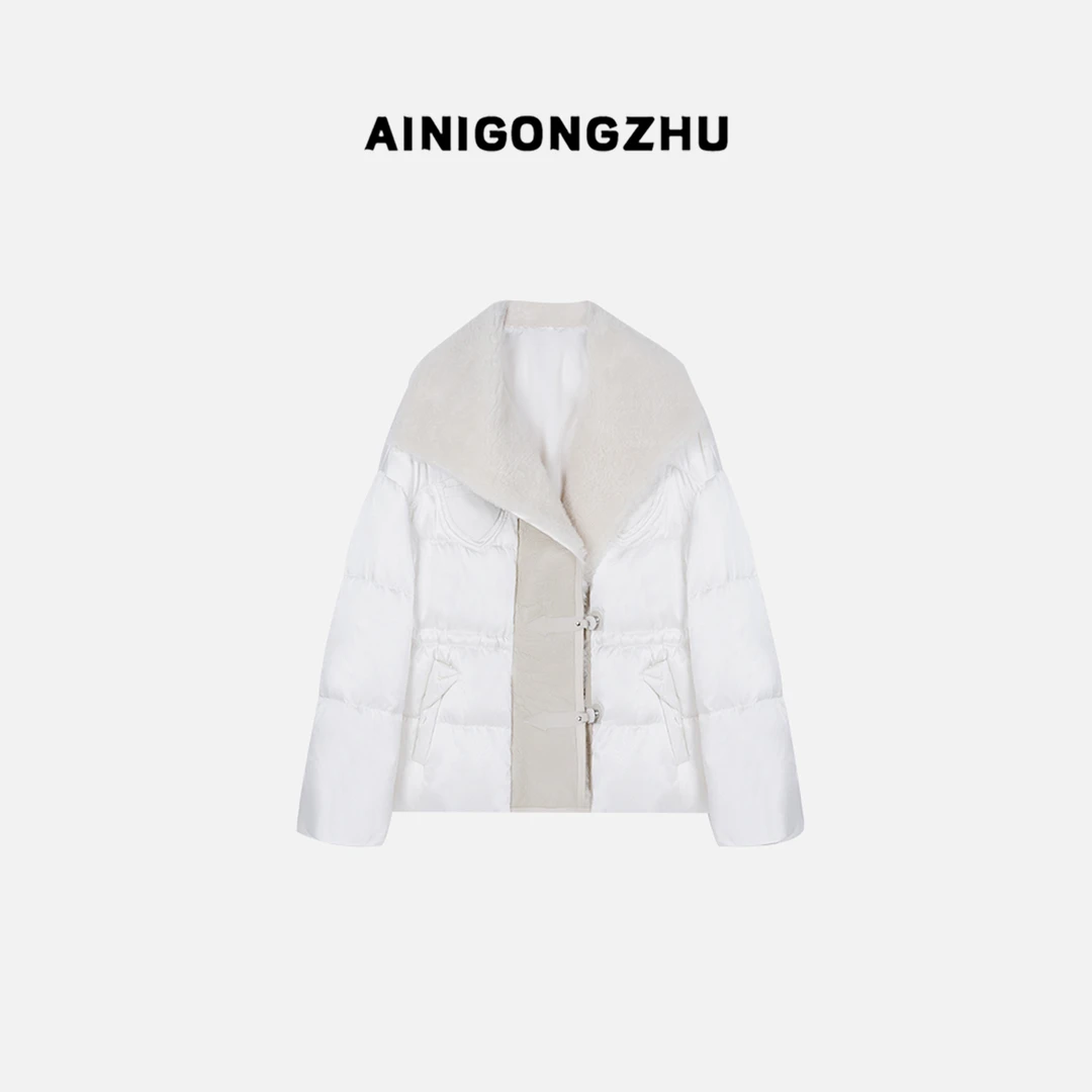 AINIGONGZHU/艾妮公主2025秋冬新款女装外套Y66196