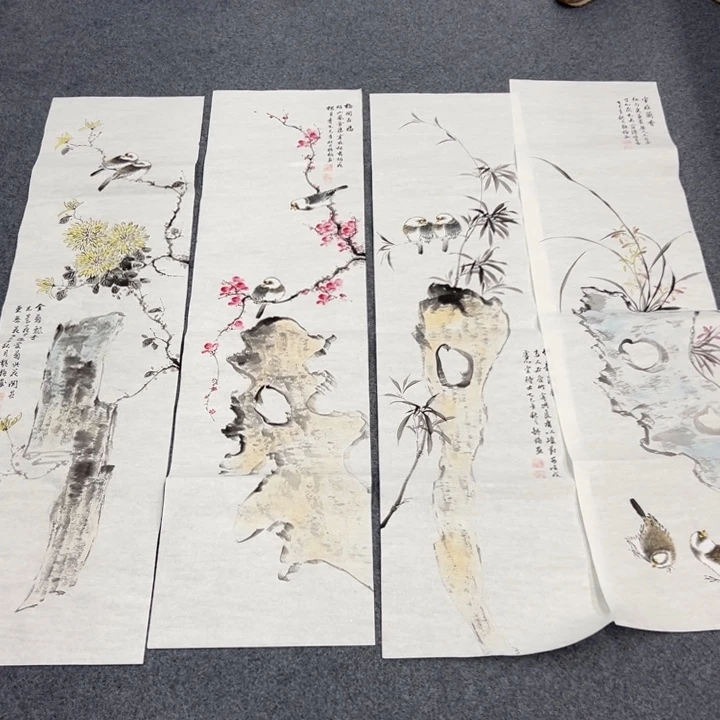 国画宣纸纯手绘字画
