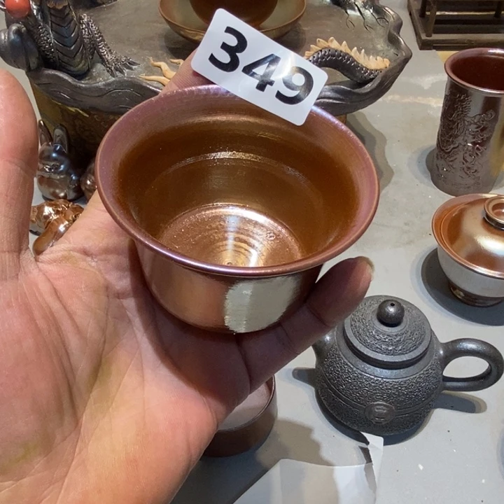 柴烧茶具陶瓷杯子