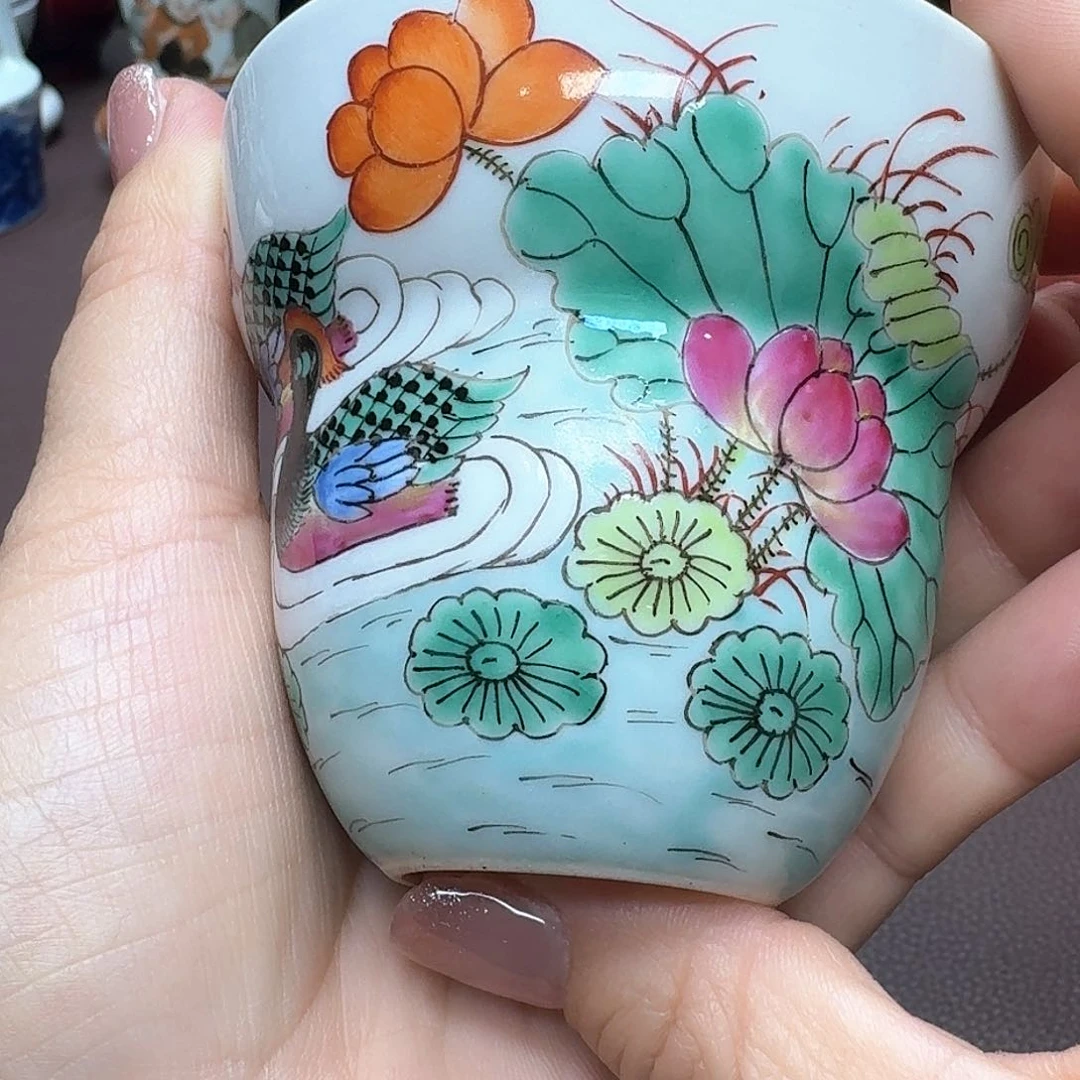 瓷片景德镇仿古手工制作精品展示