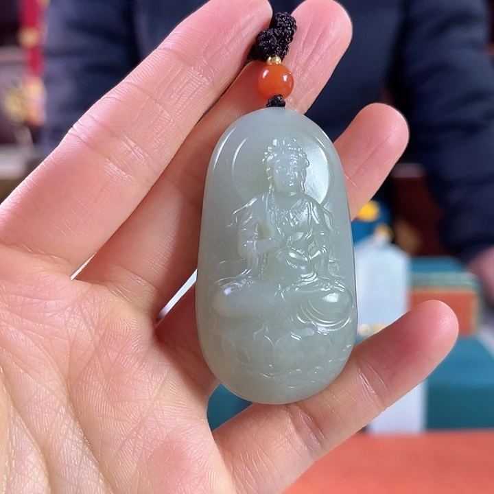 和田玉吊坠未镶嵌