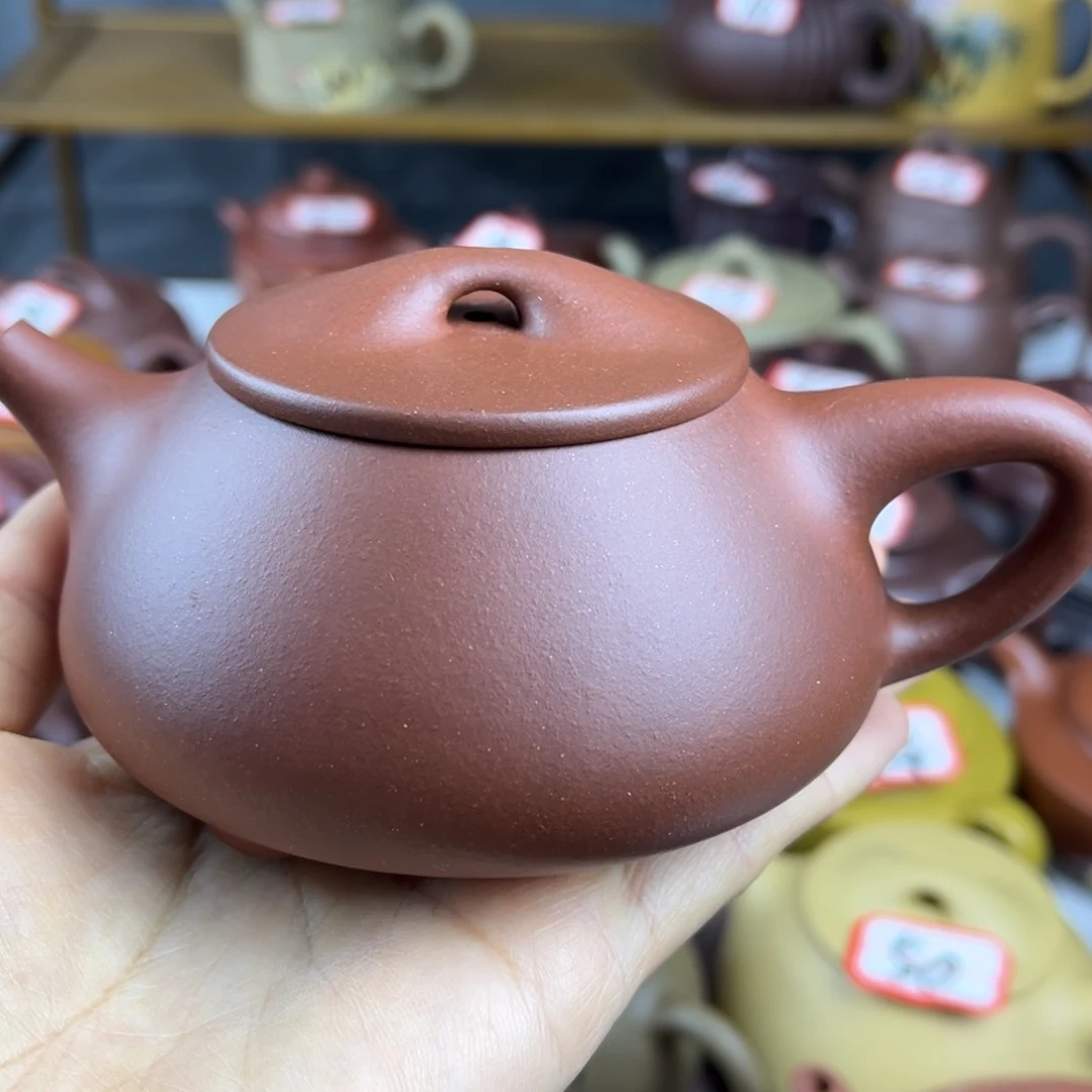 紫砂茶壶宜兴紫砂壶景舟石瓢