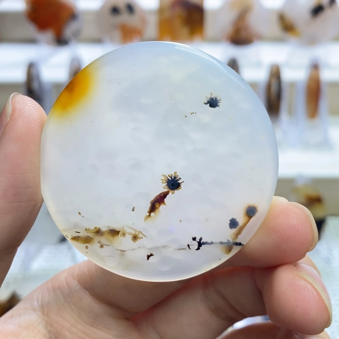 玛瑙/玉髓未镶嵌吊坠(不含链)