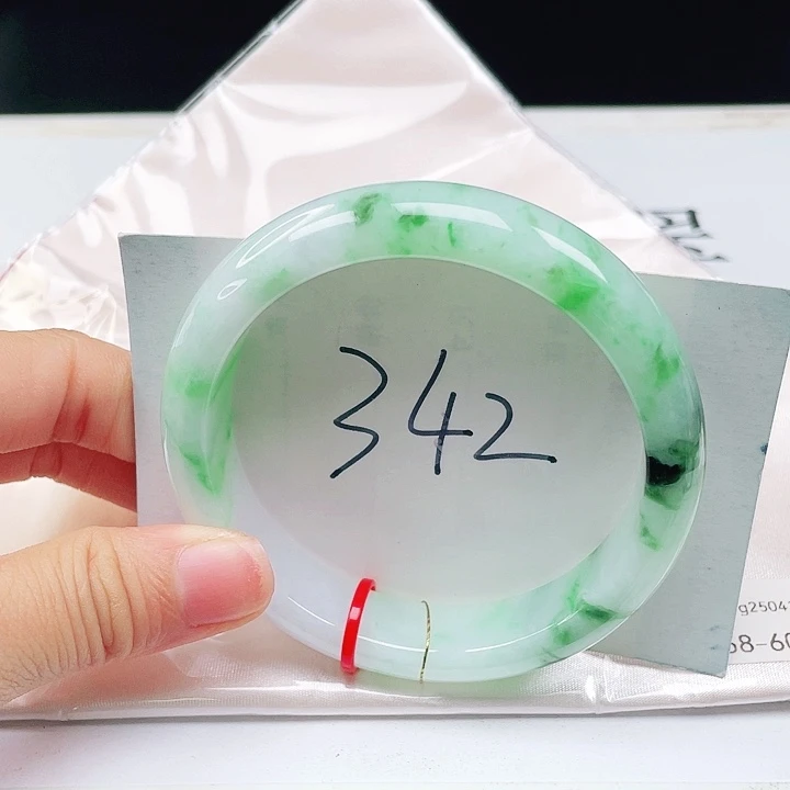 未镶嵌手镯翡翠58+正圈