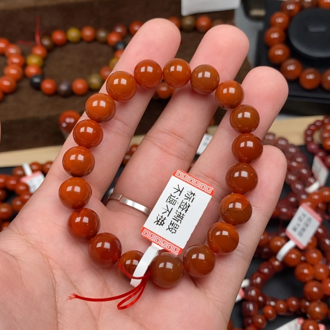 未镶嵌手串南红玛瑙10mm