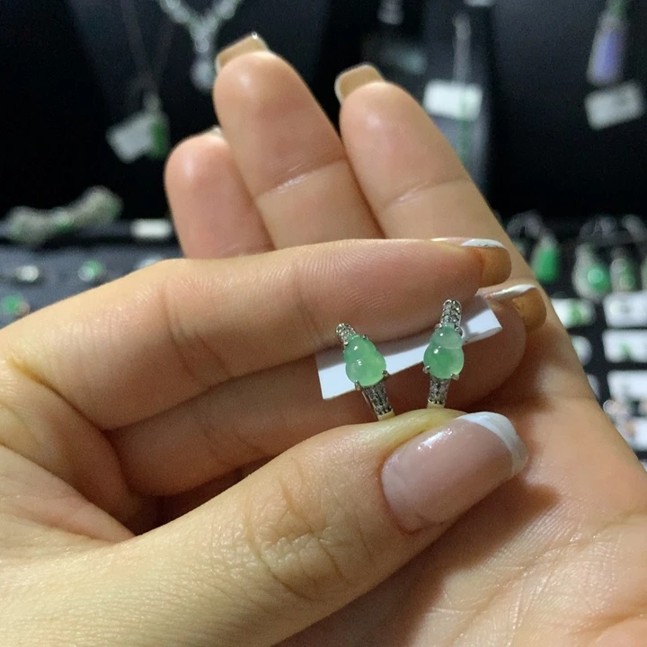 翡翠银S925镶嵌戒指