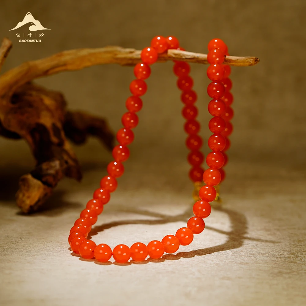 宝梵陀南红项链【扣肉推荐】5142