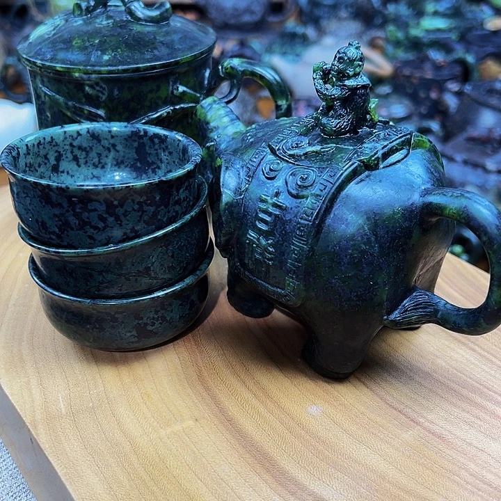 茶空间天然原石料静***澜