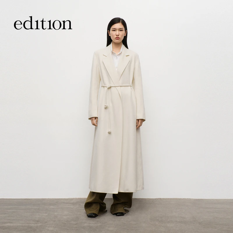 【辛小北专属】edition绵羊毛羊绒长款双面呢西装大衣#EBD3OVC005