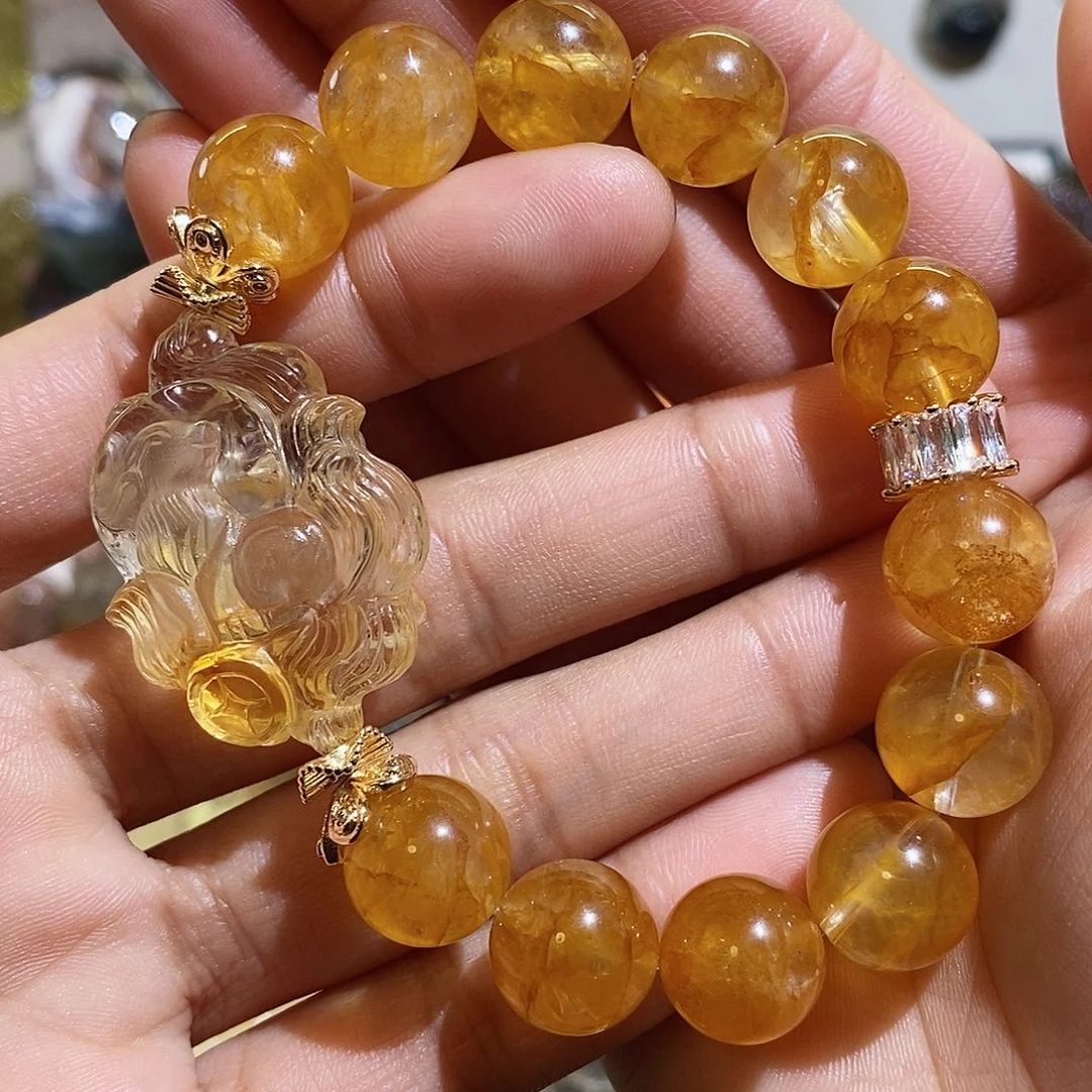 水晶手串未镶嵌木**塔手串