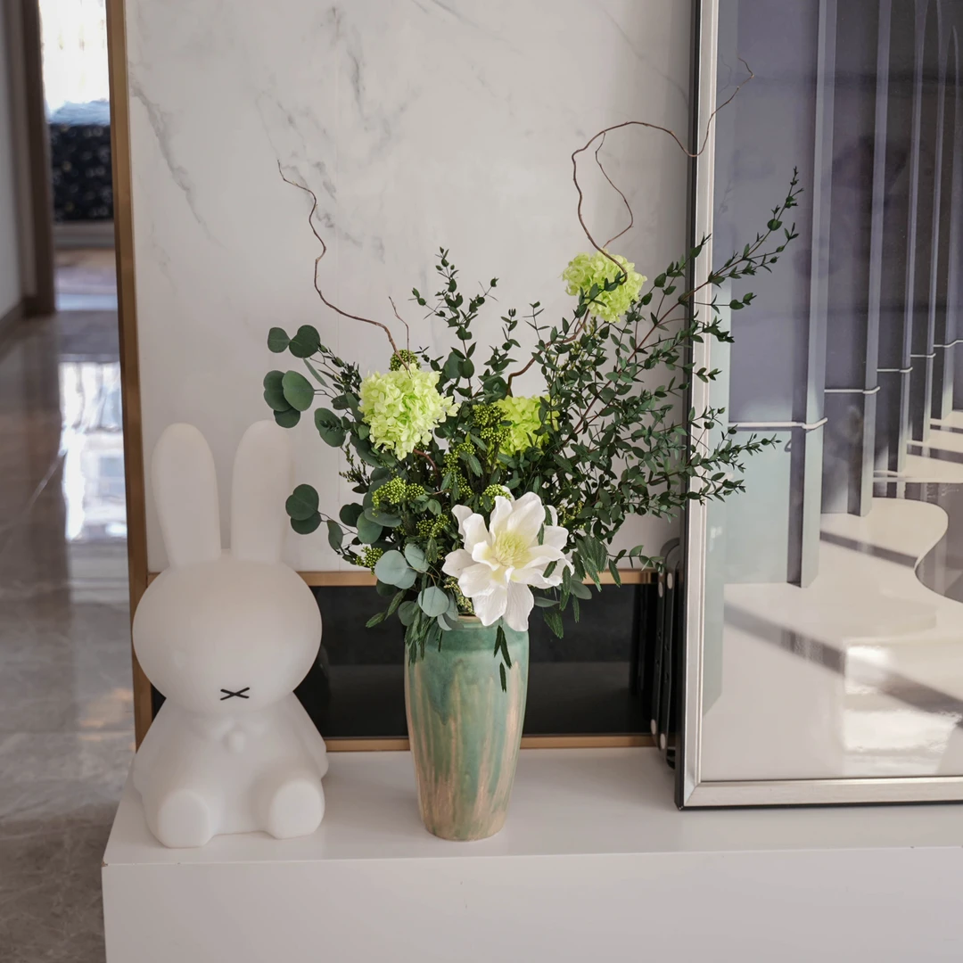 「雅致」客厅玄关茶几台面永生花家居摆件能放3到5年！