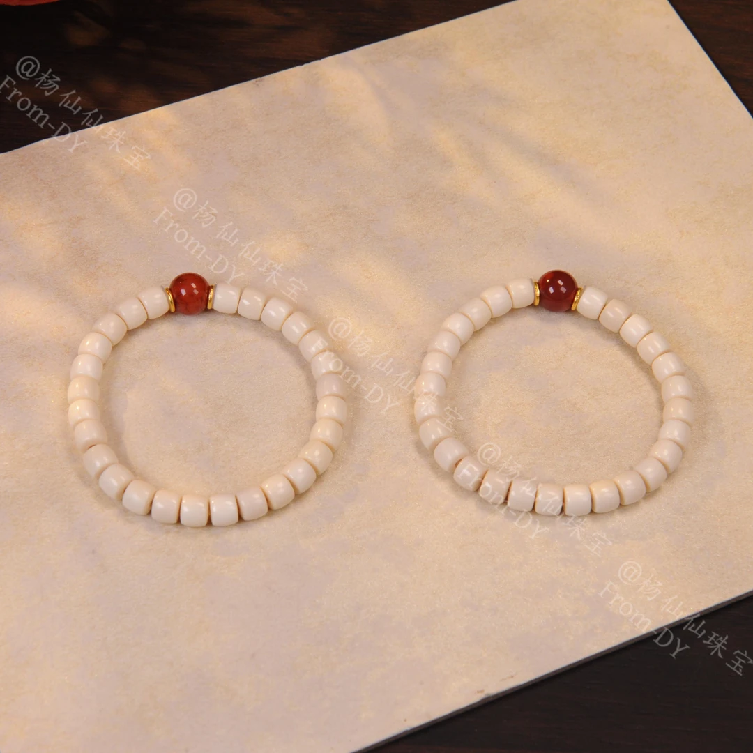 【杨仙仙珠宝】猛犸牙多宝手串（6mm+）-多样性发其一-X1619自发