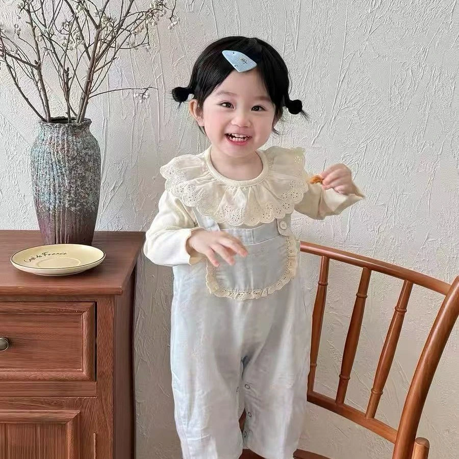 小熊泡泡可爱爬服棉连体