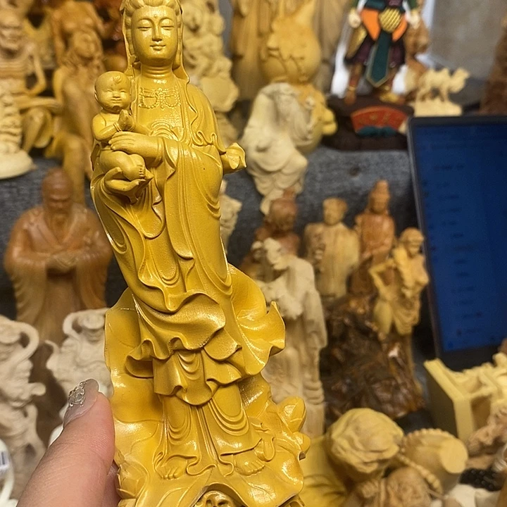 黄杨木黄杨木瑕疵观音