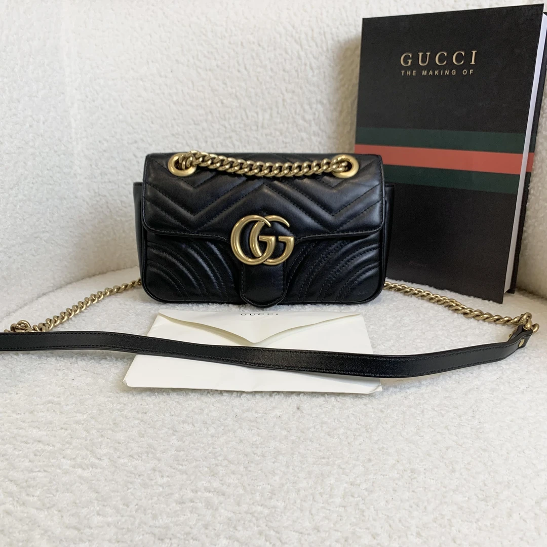 99新 GUCCI/古驰 壹臻/黑金马蒙22 91086531